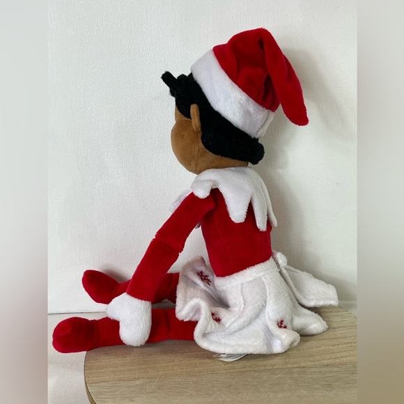 Elf on The Shelf Plush Pal Dark Skin Girl 14" Lumistella 2010 Christmas Doll - Picture 4 of 14